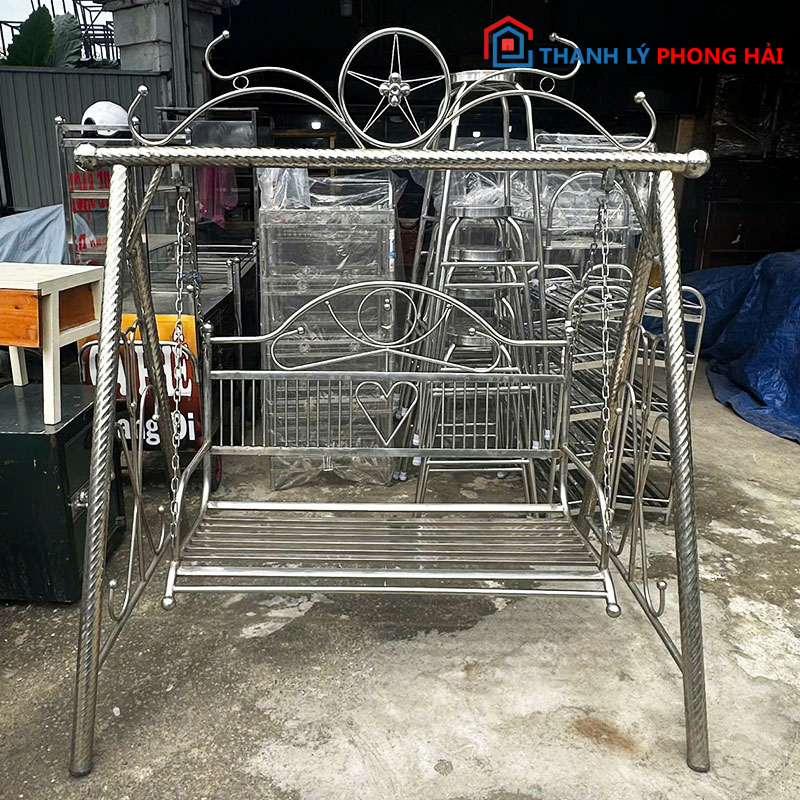 xich-du-inox-1m6-kieu-dang-thanh-lich-cu-2 Xích Đu Inox 1m6 Kiểu Dáng Thanh Lịch Cũ