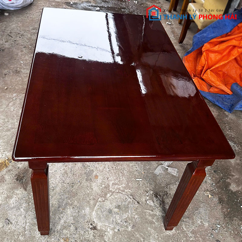 ban-an-go-1m34-kieu-co-dien-cu-4 Bàn Ăn Gỗ 1m34 Kiểu Cổ Điển Cũ