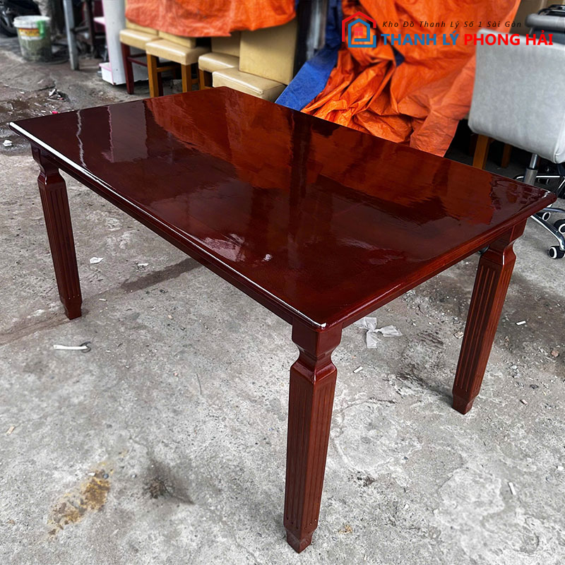 ban-an-go-1m34-kieu-co-dien-cu-5 Bàn Ăn Gỗ 1m34 Kiểu Cổ Điển Cũ