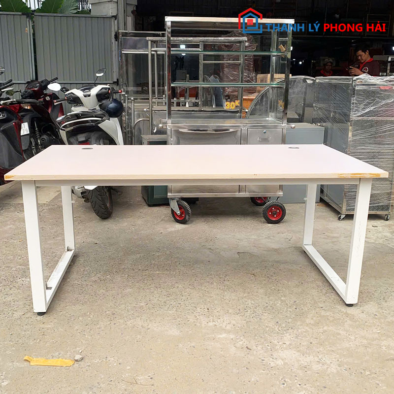 ban-chan-sat-chu-u-son-trang-1m8-cu-1 Bàn Chân Sắt Chữ U Sơn Trắng 1m8 Cũ