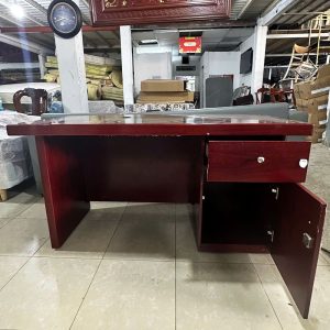 Bàn Giám Đốc 1m4 Gỗ Có Tủ Hồ Sơ Cũ
