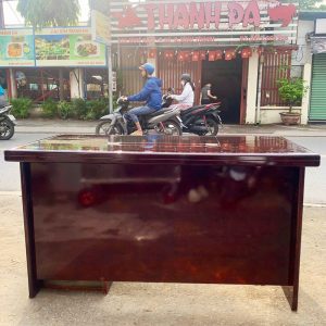 Bàn Giám Đốc Gỗ Công Nghiệp 1m4 Cũ