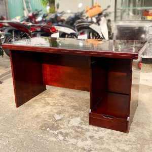 Bàn Giám Đốc Gỗ Công Nghiệp 1m4 Cũ