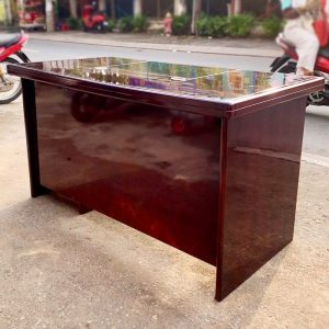 Bàn Giám Đốc Gỗ Công Nghiệp 1m4 Cũ