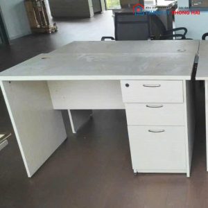 Bàn Làm Việc 1m2 MDF Kèm Tủ Hồ Sơ Cũ