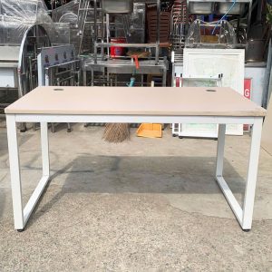 Bàn Làm Việc 1m4 Mặt Gỗ Chân Sắt Chữ U Cũ