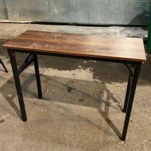 Bàn Làm Việc Chân Gấp Mặt Gỗ 1m Cũ