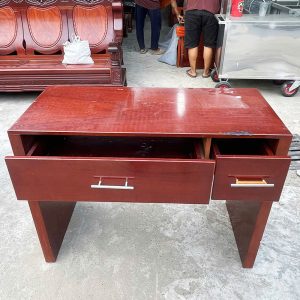 Bàn Làm Việc Gỗ Cũ Có Hộc Kéo 1m