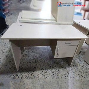 Bàn Làm Việc Gỗ MDF Kèm Tủ Treo Cũ (Nhiều Size)