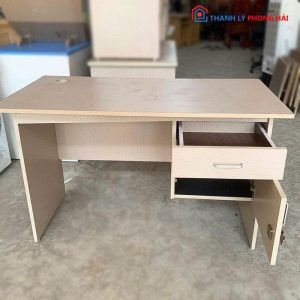 Bàn Làm Việc Gỗ MDF Kèm Tủ Treo Cũ (Nhiều Size)
