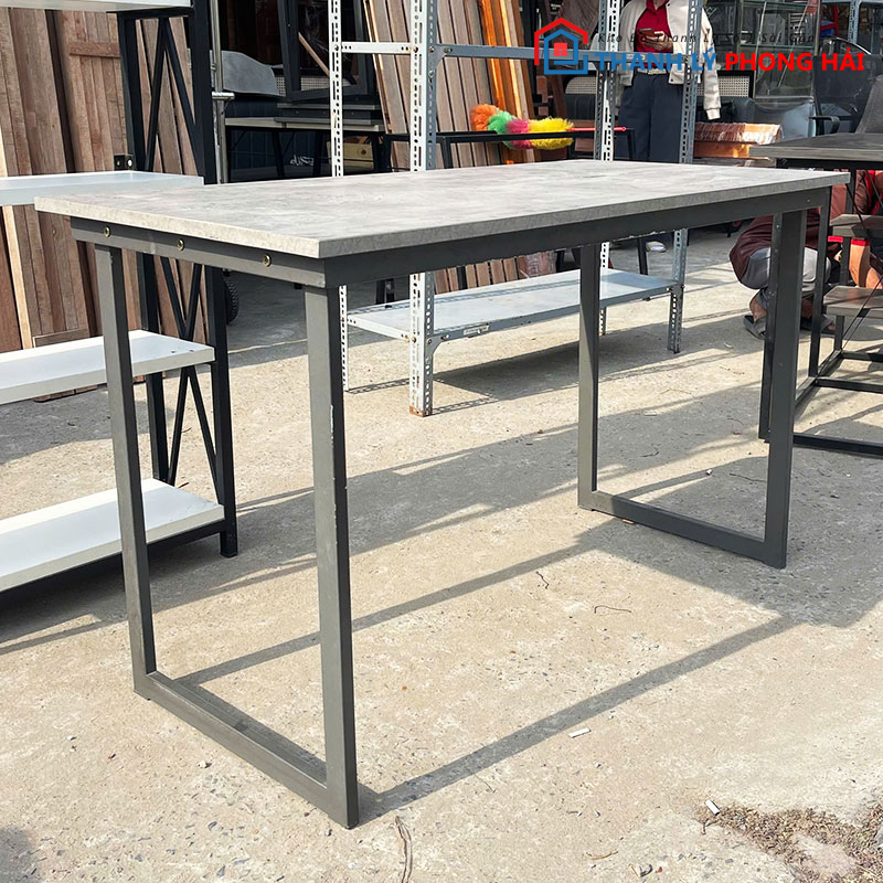 ban-lam-viec-mat-gia-da-1m2-chan-chu-u-cu-1 Bàn Làm Việc Mặt Giả Đá 1m2 Chân Chữ U Cũ