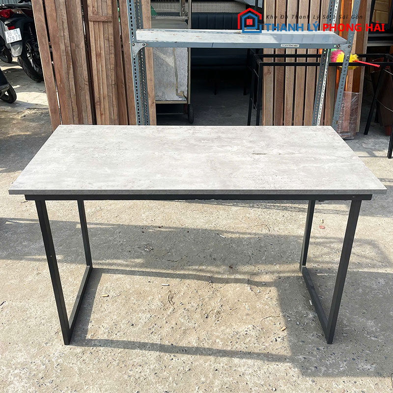 ban-lam-viec-mat-gia-da-1m2-chan-chu-u-cu (2) Bàn Làm Việc Mặt Giả Đá 1m2 Chân Chữ U Cũ
