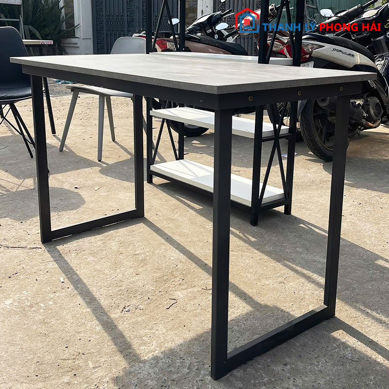 ban-lam-viec-mat-gia-da-1m2-chan-chu-u-cu-3 Bàn Làm Việc Mặt Giả Đá 1m2 Chân Chữ U Cũ