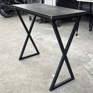 Bàn Mặt Gỗ Chân Chữ X 80cm