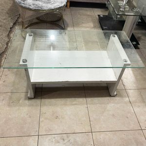 Bàn Sofa Mặt Kính 2 Tầng 1m Cũ