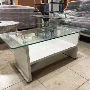 Bàn Sofa Mặt Kính 2 Tầng 1m Cũ