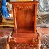 Bàn Thờ Ông Địa Gỗ Xoan 42cm Chạm Kim Tiền Mới 99%