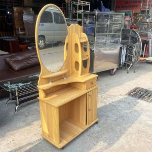 Bàn Trang Điểm Gỗ 80cm Màu Sáng Cũ