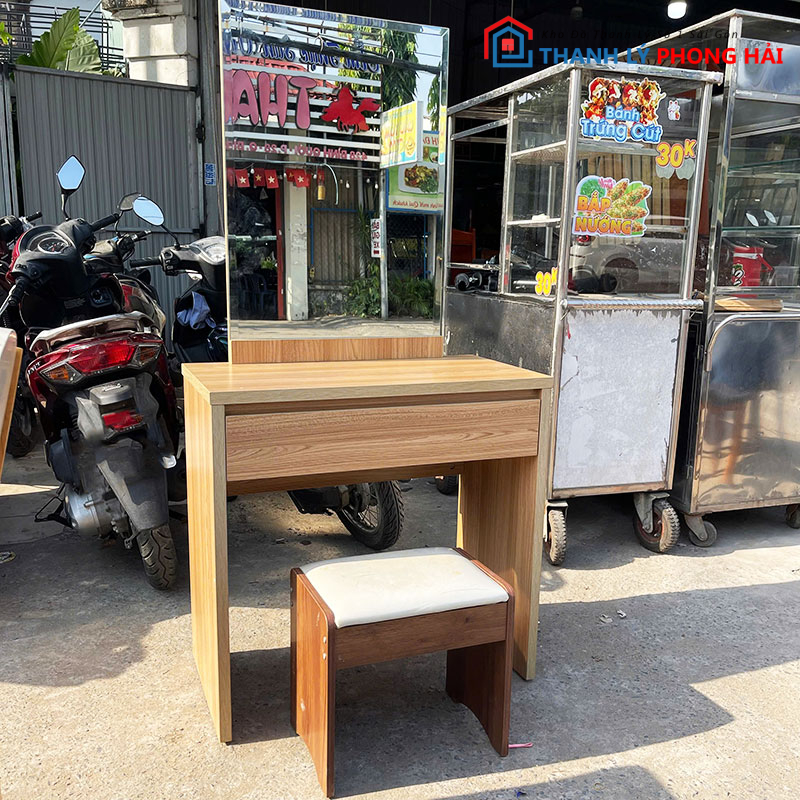 ban-trang-diem-go-mdf-75cm-cu-2 Bàn Trang Điểm Gỗ MDF 75cm Cũ