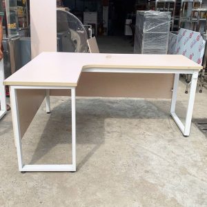 Bàn Trưởng Phòng Góc L Kèm Bửng 1m6 Cũ