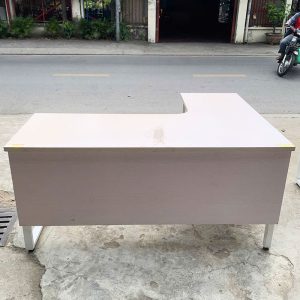 Bàn Trưởng Phòng Góc L Kèm Bửng 1m6 Cũ