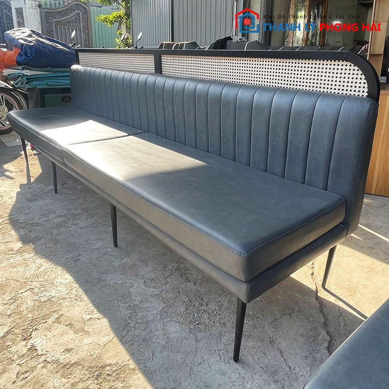 bang-ghe-cafe-2m2-boc-da-cu-2 Băng Ghế Cafe 2m2 Bọc Da Cũ