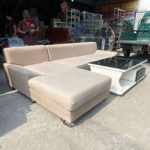 Bộ Sofa Góc L 2m7 Kèm Bàn Cũ