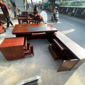 Combo Bộ Bàn Giám Đốc 3 Món Cũ