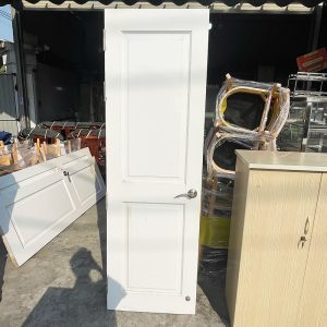 Cửa Gỗ 83cm Cũ Màu Trắng