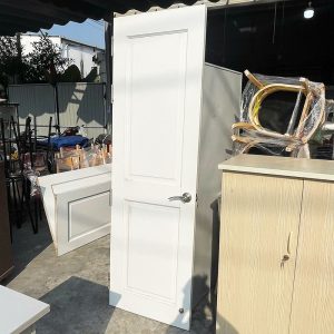 Cửa Gỗ 83cm Cũ Màu Trắng