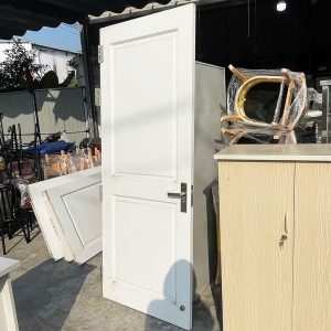 Cửa Gỗ 83cm Cũ Màu Trắng