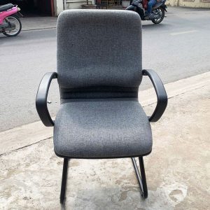 Ghế Chân Quỳ Đệm Nỉ Xám Cũ