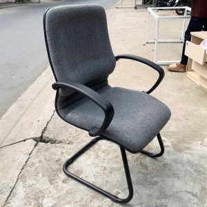 Ghế Chân Quỳ Đệm Nỉ Xám Cũ