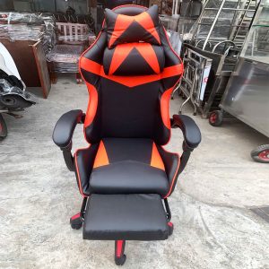 Ghế Gaming Phối Trắng Đen Bọc Da Mới 99% (Nhiều Màu)