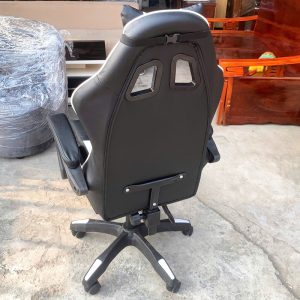 Ghế Gaming Phối Trắng Đen Bọc Da Mới 99%