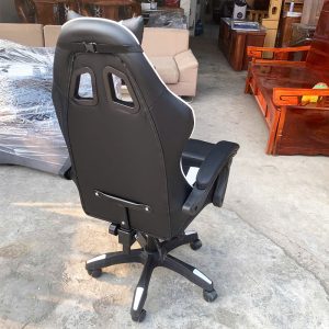 Ghế Gaming Phối Trắng Đen Bọc Da Mới 99%