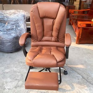 Ghế Giám Đốc Bọc Da Có Gác Chân (Nhiều Màu) Mới 99%