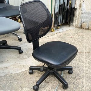 Ghế Văn Phòng Xoay Lưng Lưới Đệm Da Cũ (Nhiều Màu)