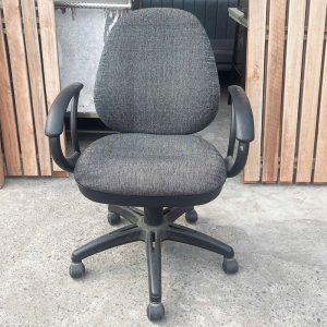 Ghế Xoay Văn Phòng Đệm Nỉ Xám Cũ