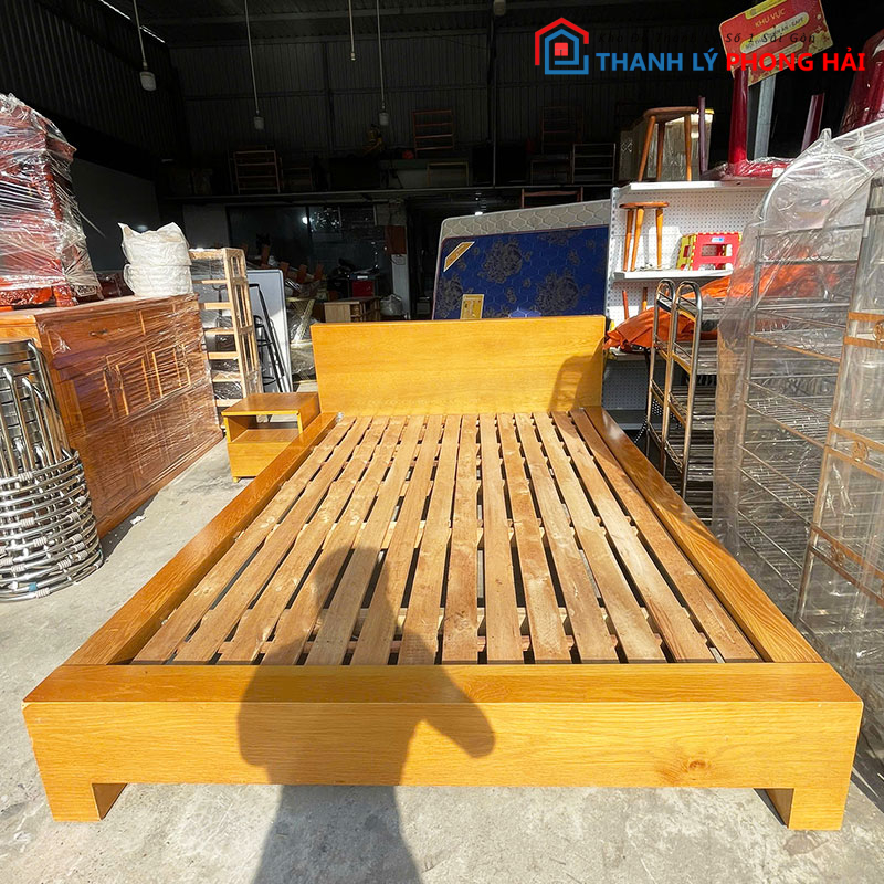 giuong-go-tu-nhien-khung-chac-cu-nhieu-size-1 Giường Gỗ Tự Nhiên Khung Chắc Cũ (Nhiều Size)