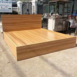 Giường Ngủ Gỗ MDF 1m8 Dáng Bệt Cũ