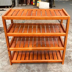 Kệ Giày Gỗ 4 Tầng 61cm Mới 99% (Nhiều Màu)