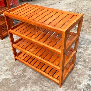 Kệ Giày Gỗ 4 Tầng 61cm Mới 99% (Nhiều Màu)