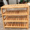 Kệ Giày Gỗ 4 Tầng 61cm Mới 99% (Nhiều Màu)