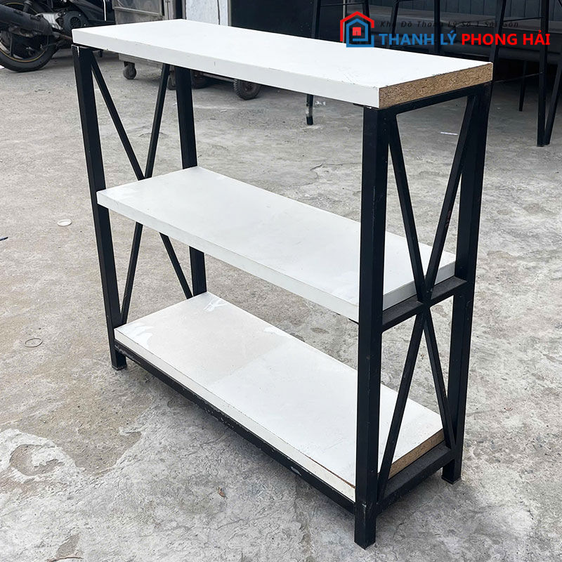 ke-trung-bay-3-tang-khung-sat-78cm-cu-2 Kệ Trưng Bày 3 Tầng Khung Sắt 78cm Cũ