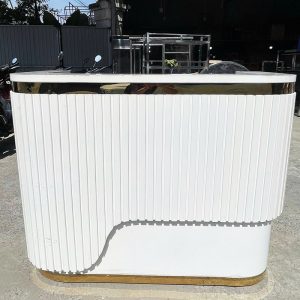 Quầy Lễ Tân 1m4 Dáng Cong Cũ