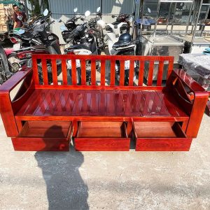 Trường Kỷ Gỗ Tự Nhiên 2m25 Đa Năng Cũ