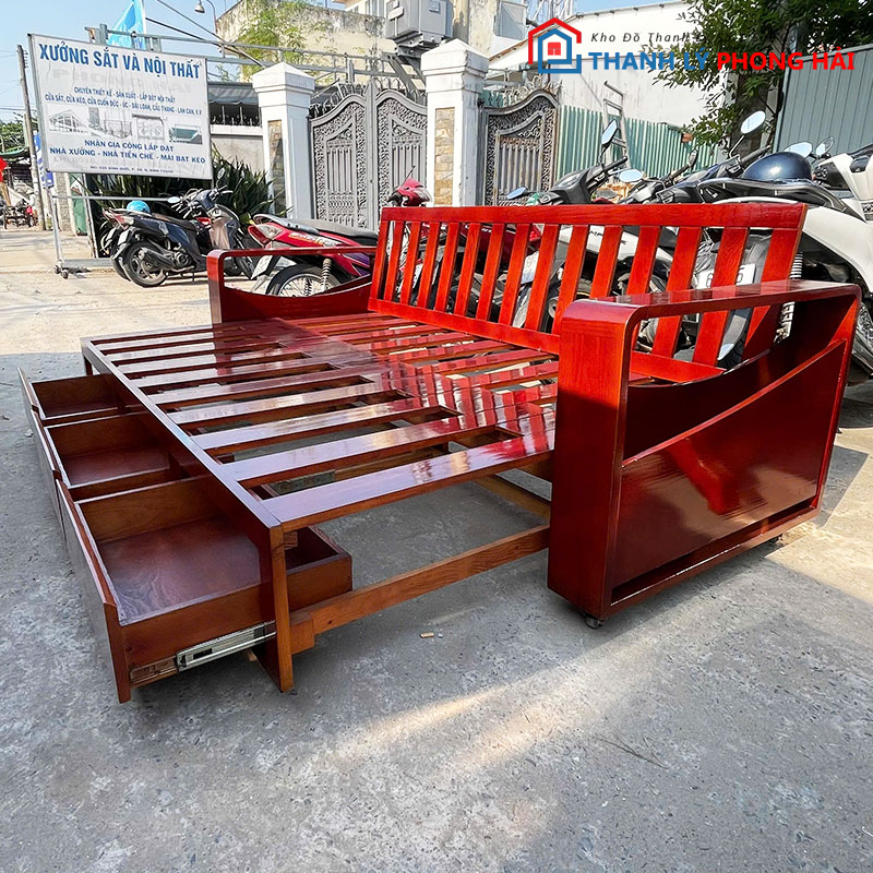 truong-ky-go-tu-nhien-2m25-da-nang-cu-3-1 Trường Kỷ Gỗ Tự Nhiên 2m25 Đa Năng Cũ