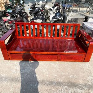 Trường Kỷ Gỗ Tự Nhiên 2m25 Đa Năng Cũ