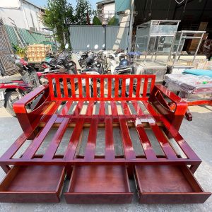 Trường Kỷ Gỗ Tự Nhiên 2m25 Đa Năng Cũ